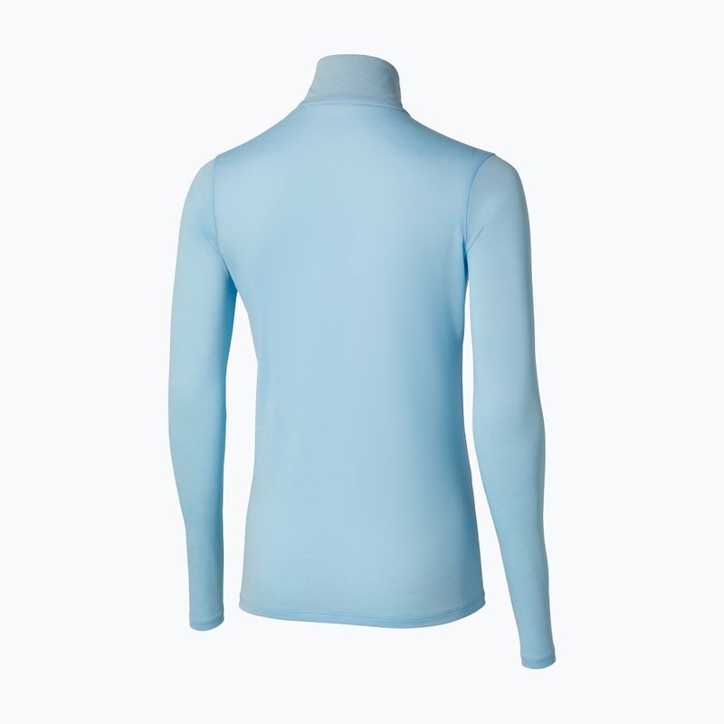 Női futó pulóver Mizuno Core Impulse Half Zip Tee nantucket breeze Mizuno Core Impulse Half Zip Tee nantucket breeze 2