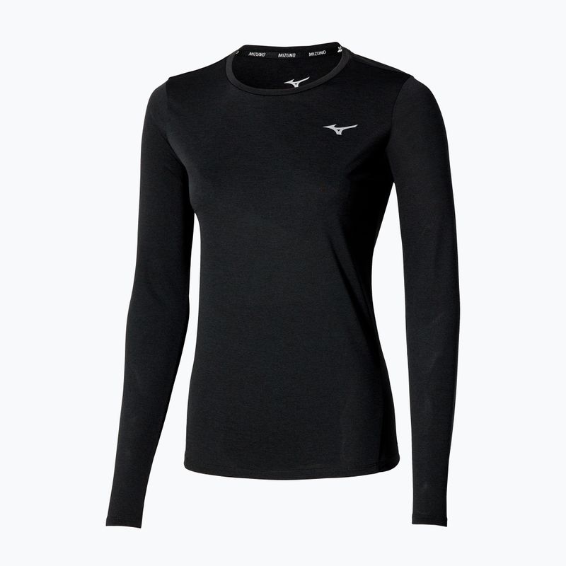 Női futó hosszú ujjú Mizuno Core Impulse Tee fekete