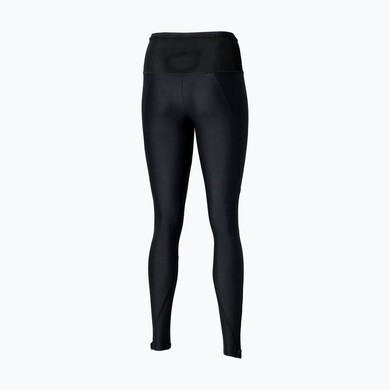 Női futó leggings Mizuno Trail Multipocket Long fekete 2