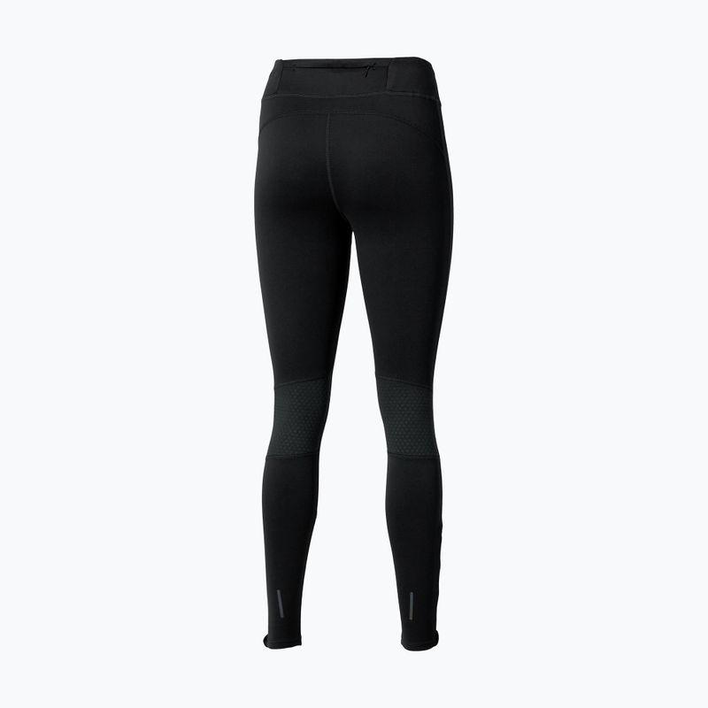 Női futó leggings Mizuno Warmalite fekete 2