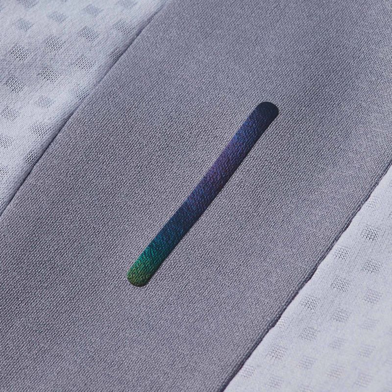 Női Mizuno Active Warm Hybrid teljes cipzáras, kapucnis quicksilver futódzseki 8