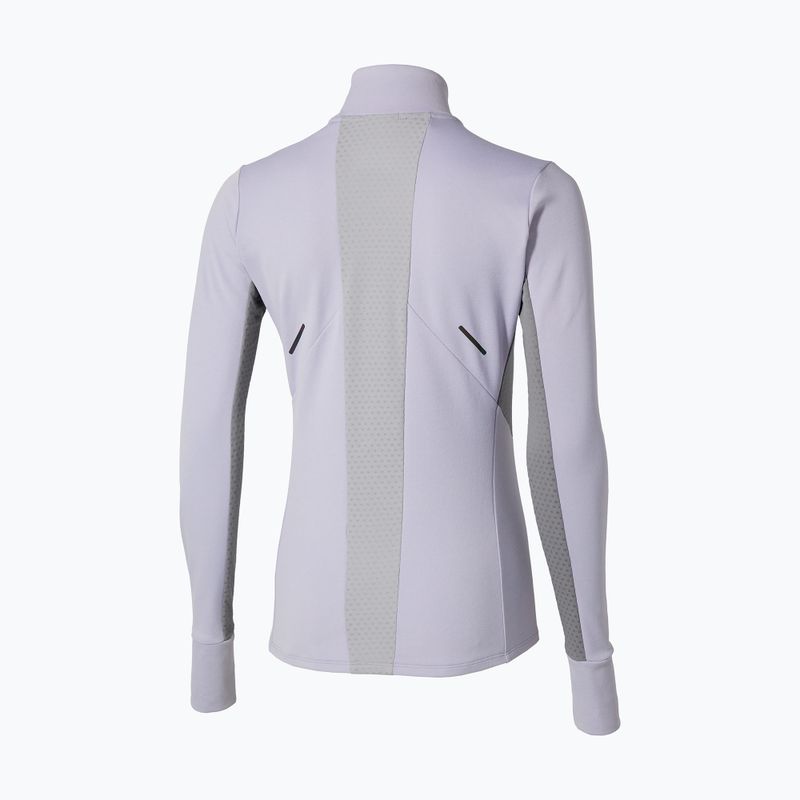 Női futó pulóver Mizuno Active Warm Half Zip izlandi kék 2