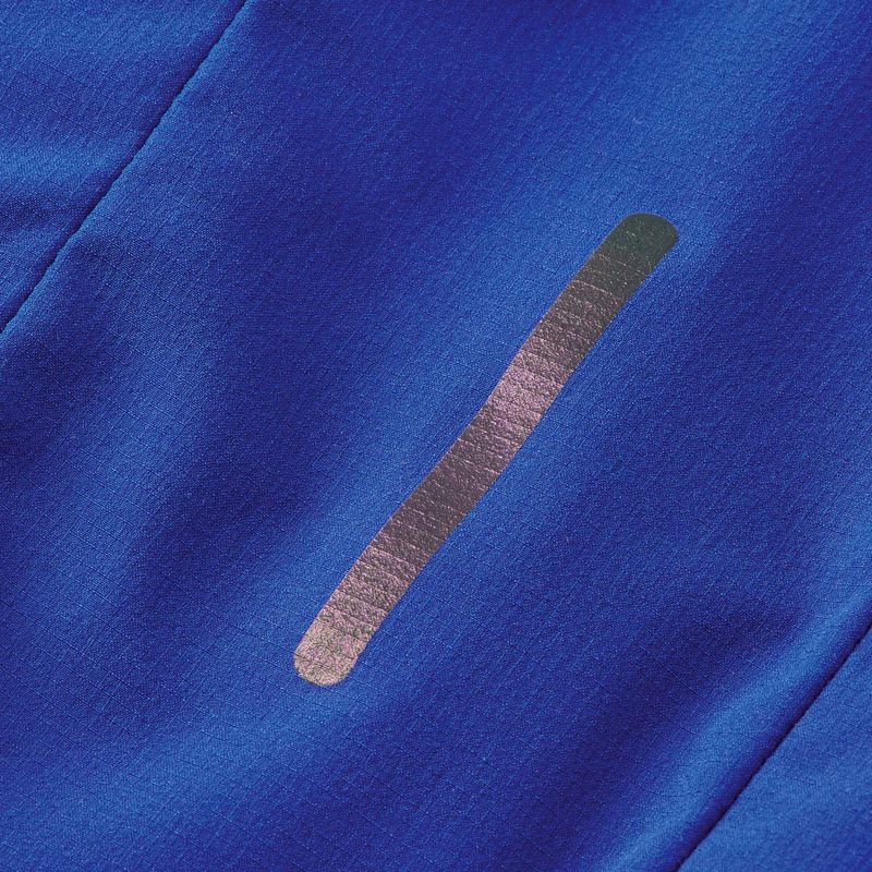 Férfi Mizuno Active Alpha Hodded szodalit kék futókabát 4