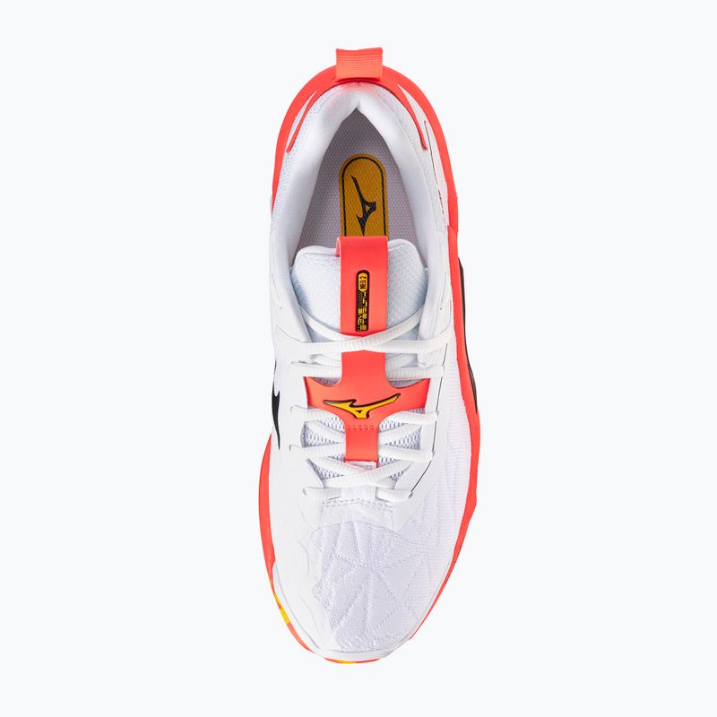 Mizuno Wave Stealth Neo 2 fehér/gyöngykorall 2/citrus kézilabdacipő 5