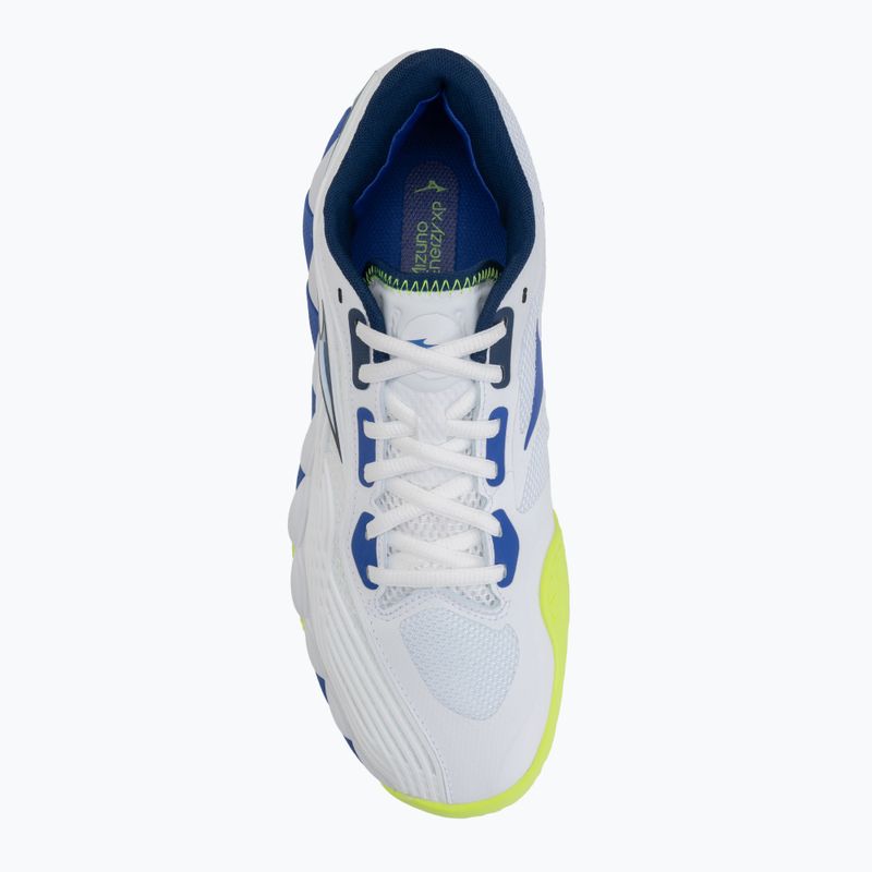 Teniszcipők Mizuno Wave Enforce Tour 2 CC white/dazzling blue/lightning 5