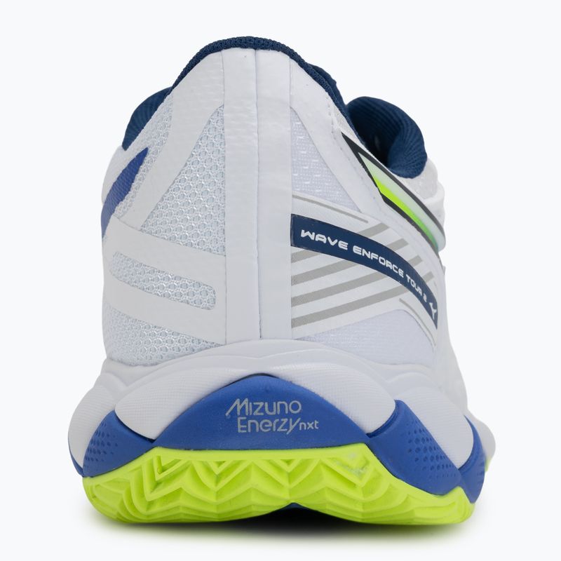 Teniszcipők Mizuno Wave Enforce Tour 2 CC white/dazzling blue/lightning 6