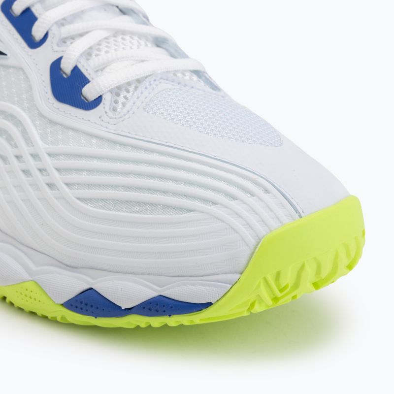 Teniszcipők Mizuno Wave Enforce Tour 2 CC white/dazzling blue/lightning 7