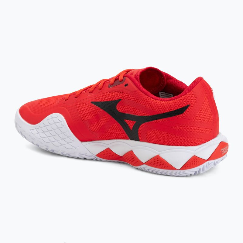 Teniszcipők Mizuno Wave Enforce Tour 2 CC fiery red/white/sun-dried toma 3
