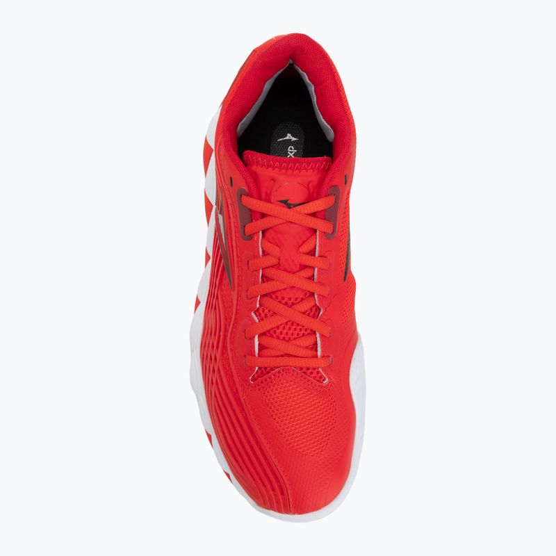 Teniszcipők Mizuno Wave Enforce Tour 2 CC fiery red/white/sun-dried toma 5