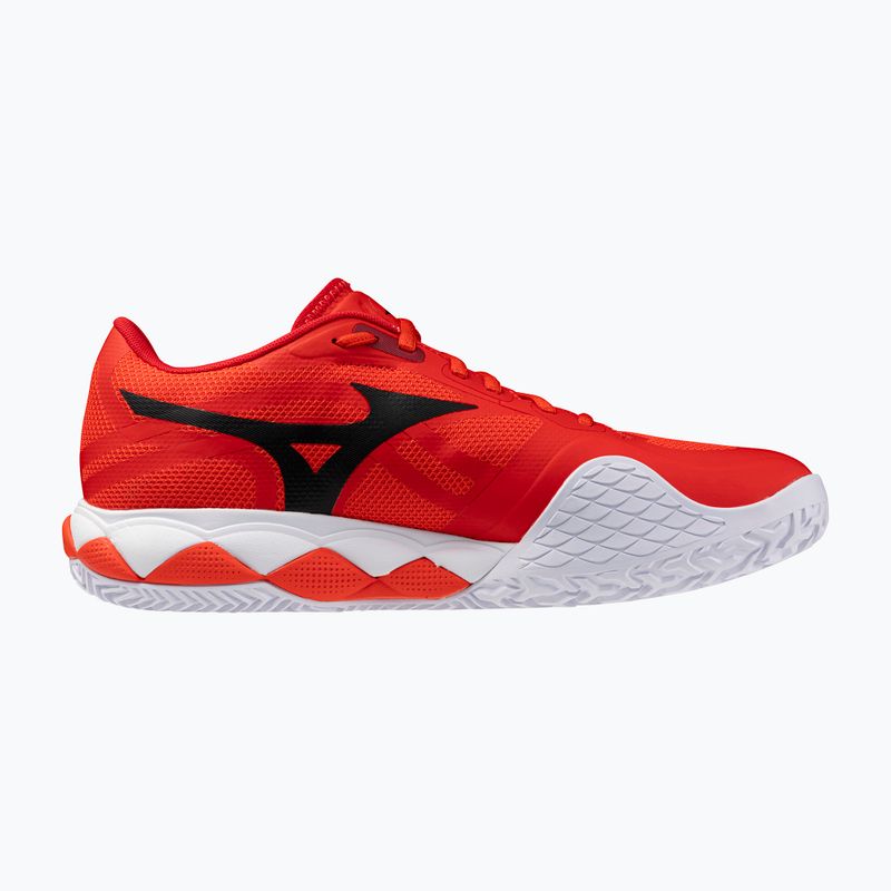 Teniszcipők Mizuno Wave Enforce Tour 2 CC fiery red/white/sun-dried toma 2