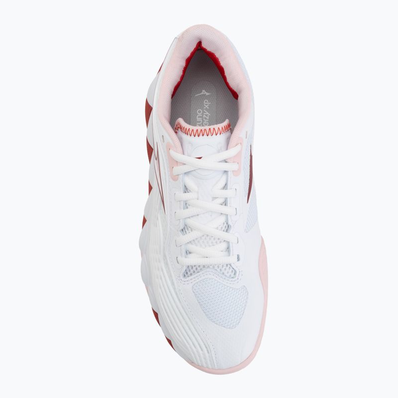 Női teniszcipő Mizuno Wave Enforce Tour 2 CC white/pinkesque/barbados/cherry 5