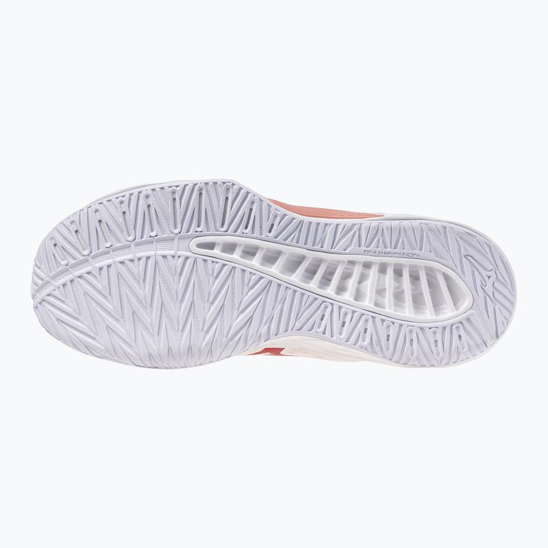 Női röplabdacipő Mizuno Lightning Select Mid white/rose elegance/lava falls 2