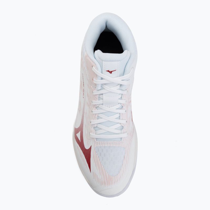 Női röplabdacipő Mizuno Lightning Select Mid white/rose elegance/lava falls 5