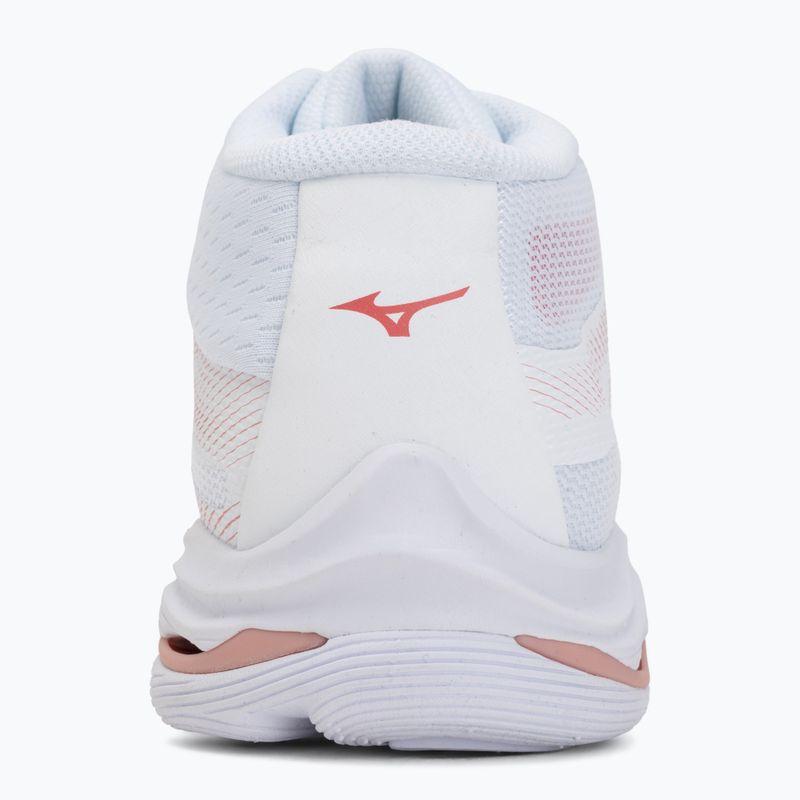 Női röplabdacipők Mizuno Wave Lightning Pro Mid white/rose elegance/lava falls 6