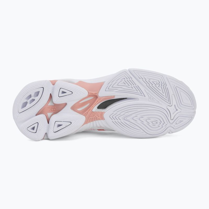 Női röplabdacipők Mizuno Wave Lightning Pro white/rose elegance/lava falls 4