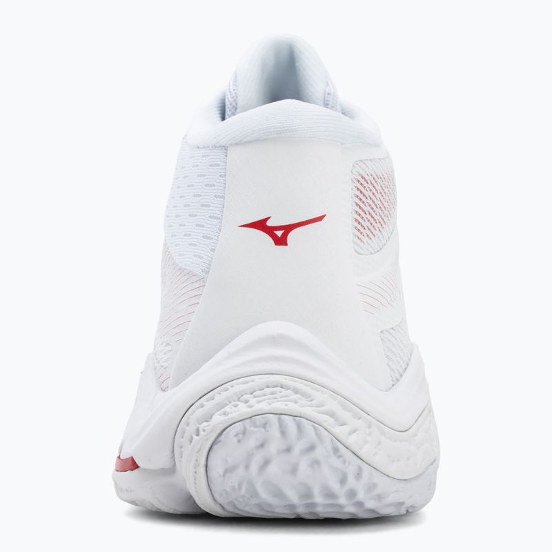 Női röplabdacipő Mizuno Wave Lightning Elite Mid white/rose elegance/lava falls 6