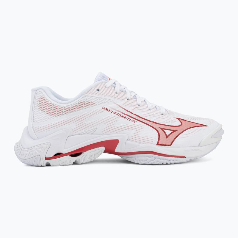 Női röplabdacipő Mizuno Wave Lightning Elite White/Rose Elegance/Lava Falls 2