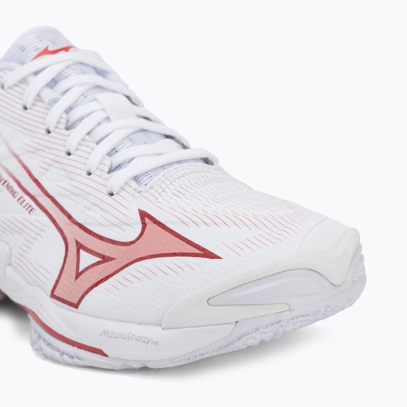 Női röplabdacipő Mizuno Wave Lightning Elite White/Rose Elegance/Lava Falls 7