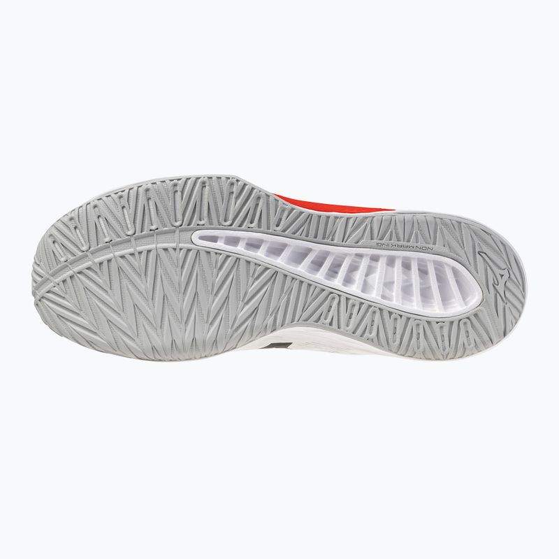 Röplabdacipő Mizuno Lightning Select Mid white/black/fiery red 2