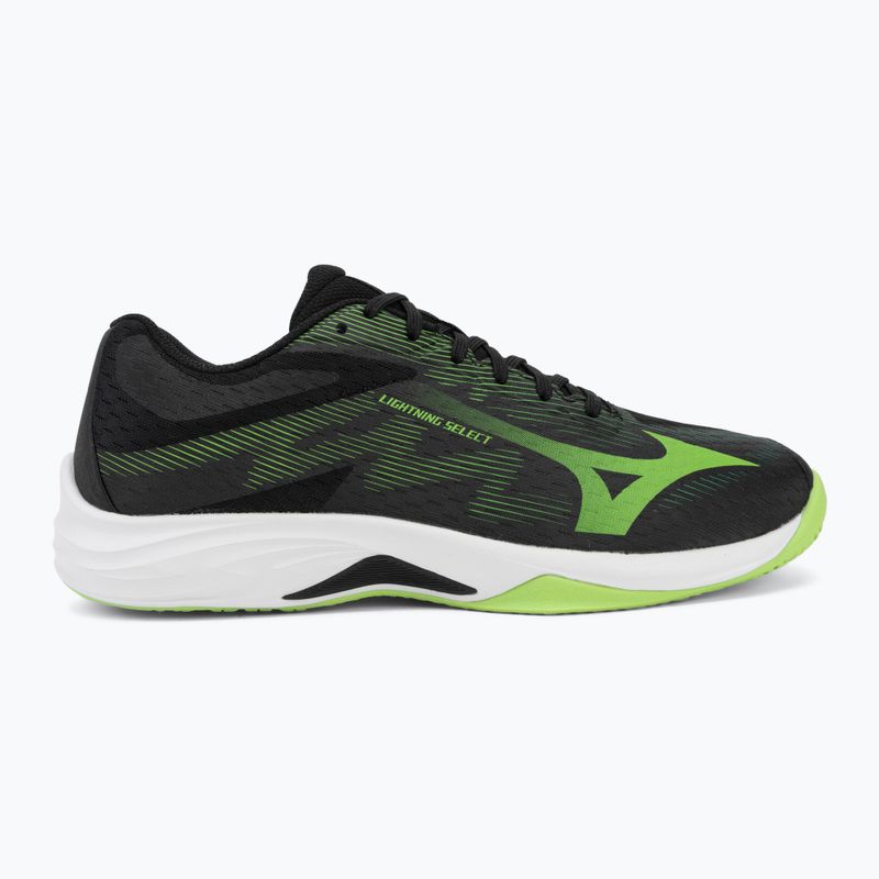 Röplabdacipő Mizuno Lightning Select black/jasmine green 2