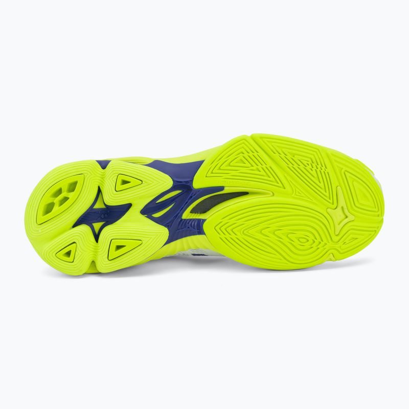 Röplabdacipő Mizuno Wave Lightning Pro white/lighting yellow/dazzling blue 4