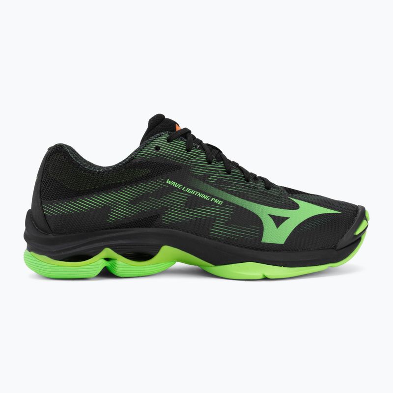 Röplabdacipő Mizuno Wave Lightning Pro black/gloving apple/mandarin orange 2