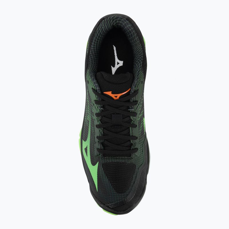 Röplabdacipő Mizuno Wave Lightning Pro black/gloving apple/mandarin orange 5