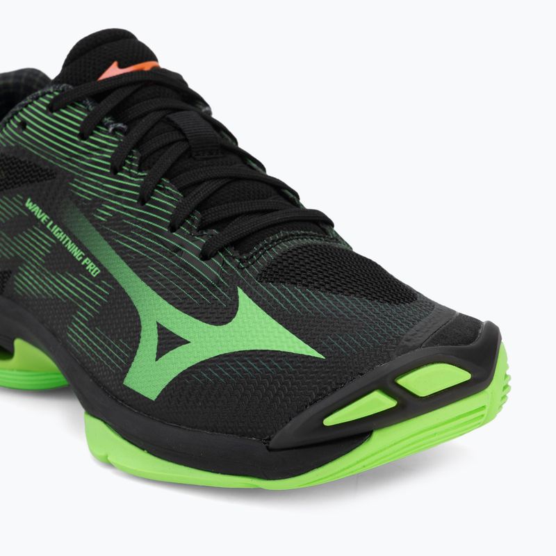 Röplabdacipő Mizuno Wave Lightning Pro black/gloving apple/mandarin orange 7