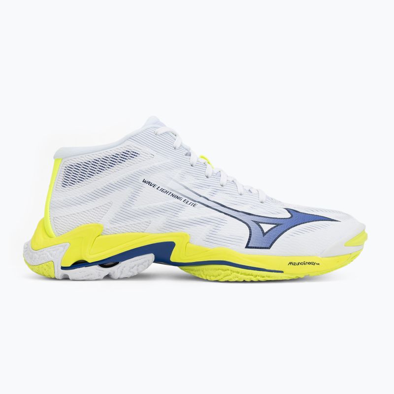 Röplabdacipő Mizuno Wave Lightning Elite Mid White/Lightning Yellow/Dazzling Blue 2