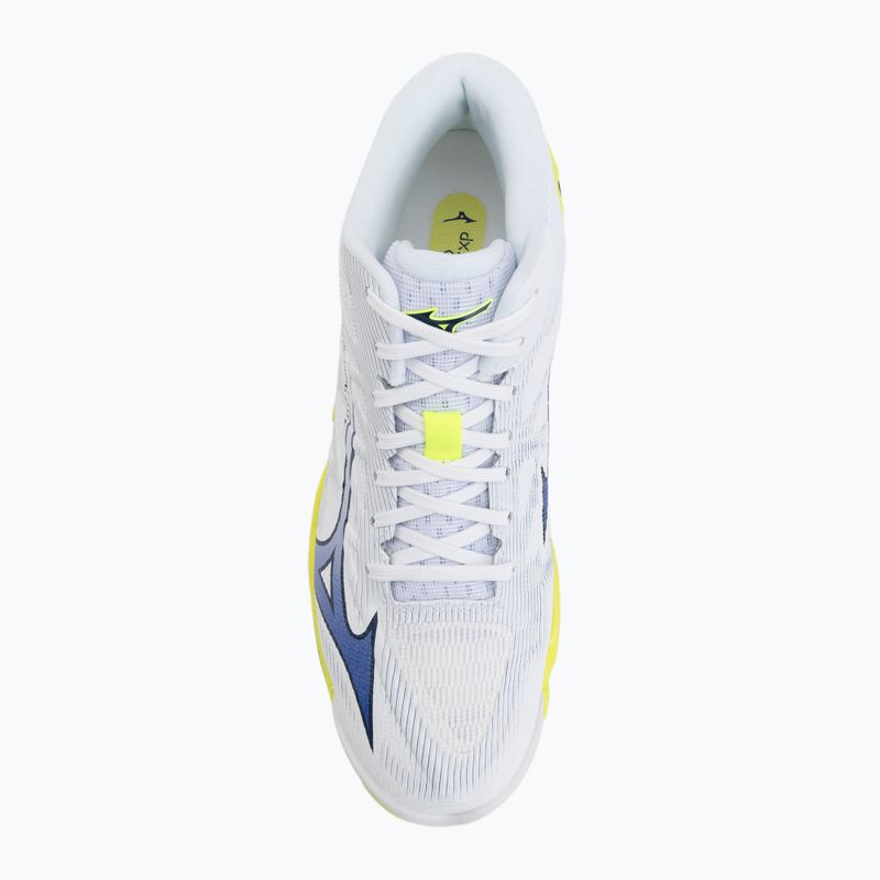 Röplabdacipő Mizuno Wave Lightning Elite Mid White/Lightning Yellow/Dazzling Blue 5