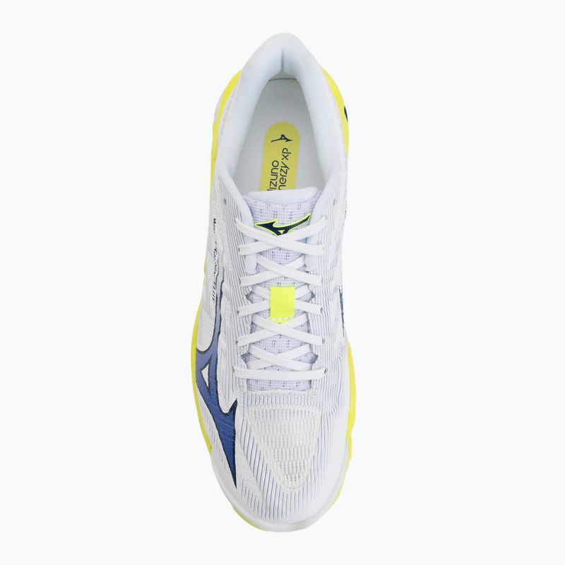 Röplabdacipő Mizuno Wave Lightning Elite white/lightning yellow/dazzling blue 5