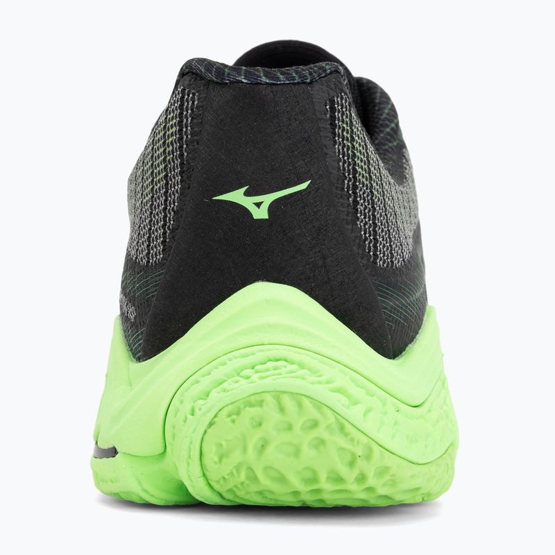 Röplabdacipő Mizuno Wave Lightning Elite black/glowing apple/mandarin orange 6