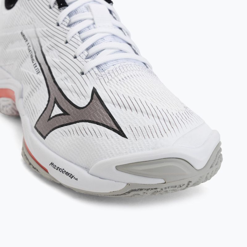 Röplabda cipő Mizuno Wave Lightning Elite white/black/fiery red 7