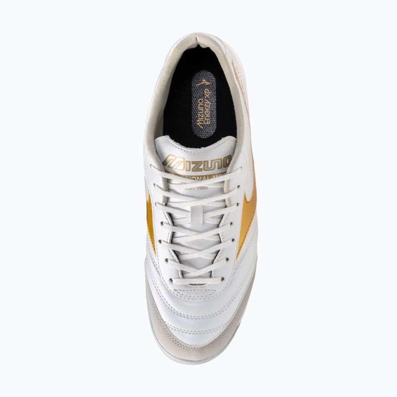 Focicipő Mizuno Morelia Sala Pro TF white/football gold/galaxy silver 5