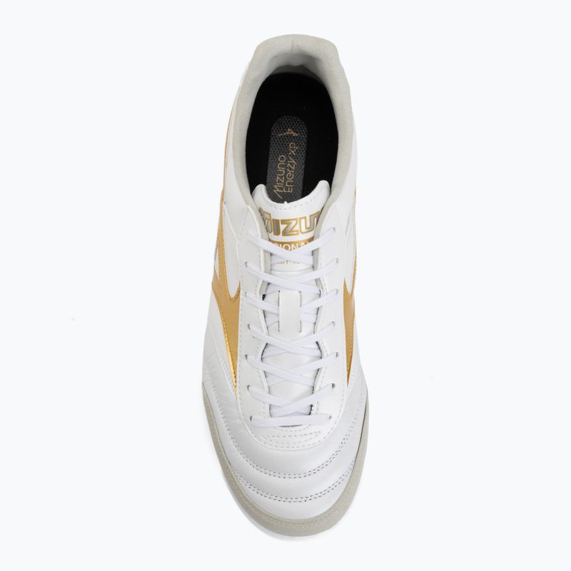 Focicipők Mizuno Morelia Sala Elite TF white/football gold/galaxy silver 5