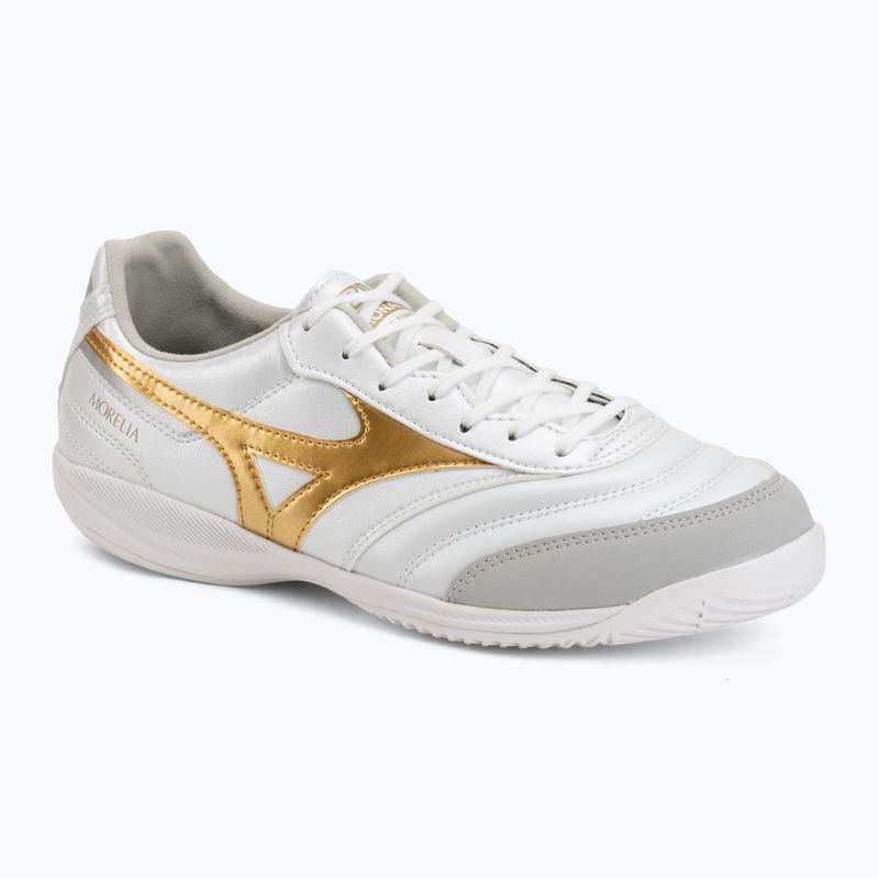 Teremcipő Mizuno Morelia Sala Pro IN white/football gold/galaxy silver