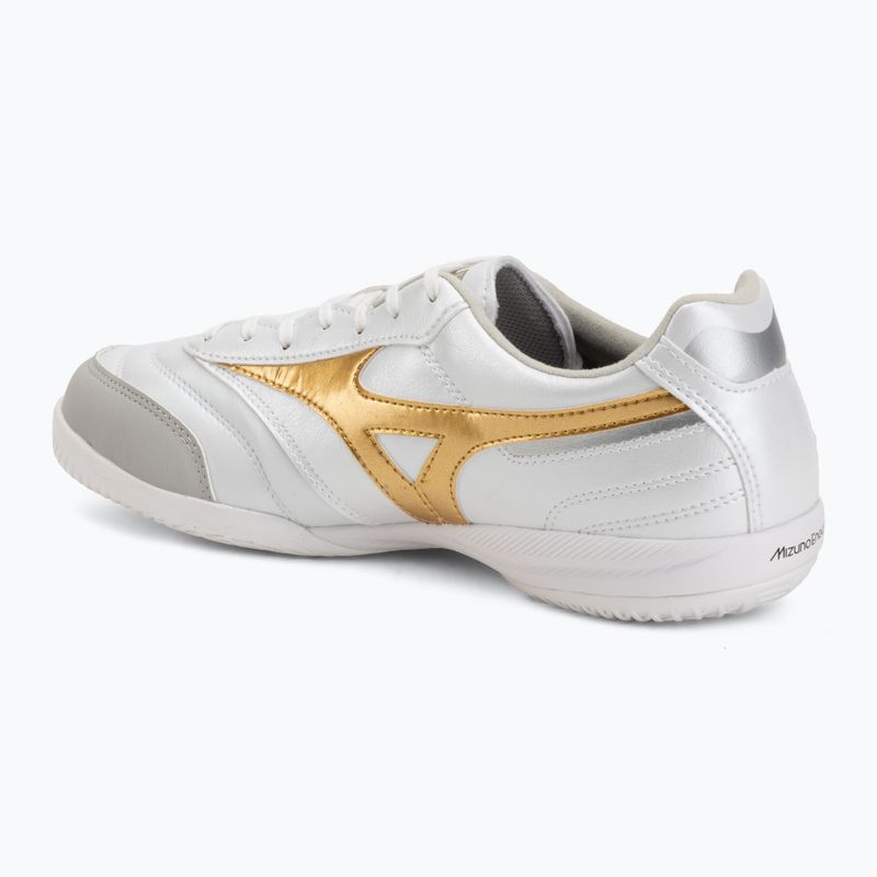 Teremcipő Mizuno Morelia Sala Pro IN white/football gold/galaxy silver 3