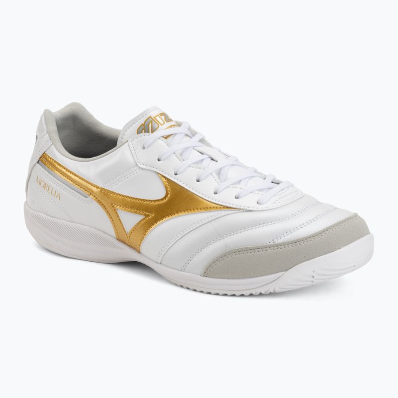 Focicipő Mizuno Morelia Sala Elite IN white/football gold/galaxy silver