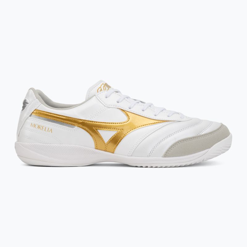 Focicipő Mizuno Morelia Sala Elite IN white/football gold/galaxy silver 2