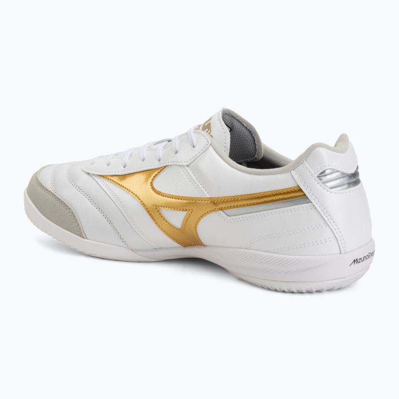 Focicipő Mizuno Morelia Sala Elite IN white/football gold/galaxy silver 3