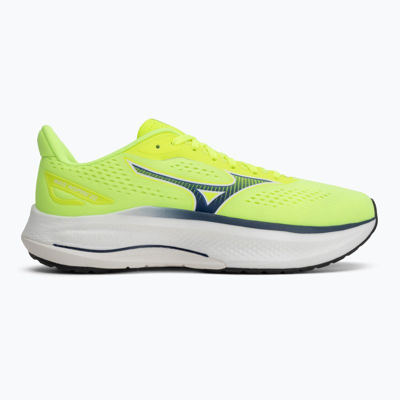 Férfi futócipő Mizuno Wave Inspire 22 lightning yellow/dazzling blue 2