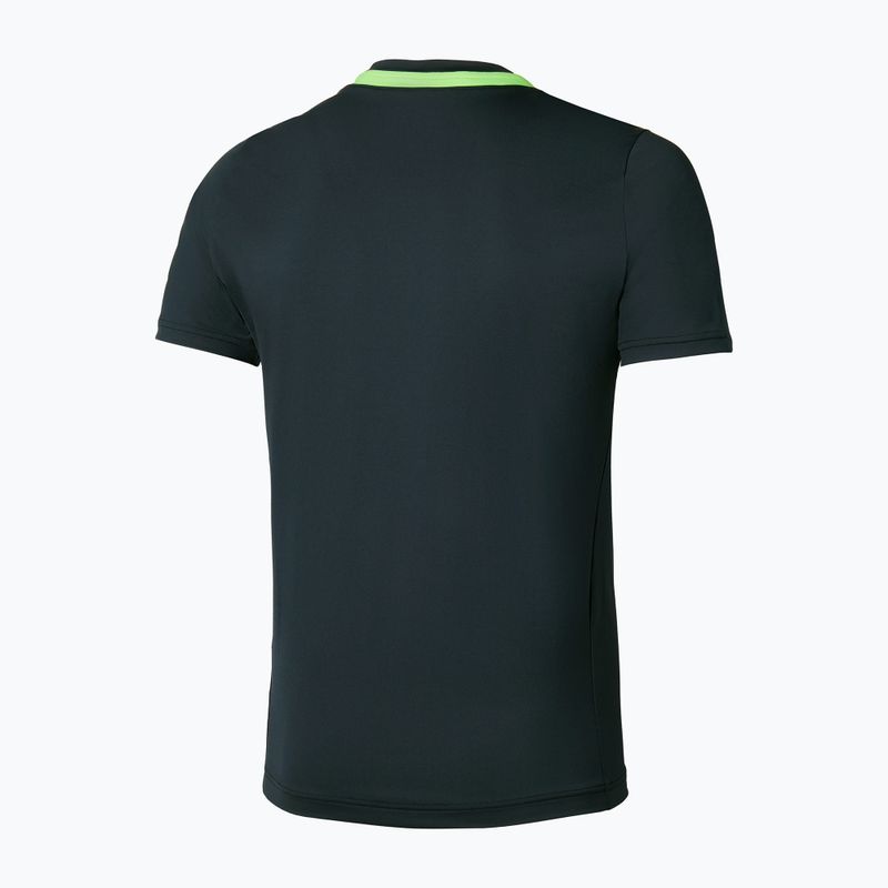 Férfi teniszpóló Mizuno 62GAA001 Tee black 3