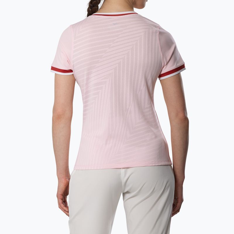 Női teniszpóló Mizuno Stargazer Tee pinkesque 2