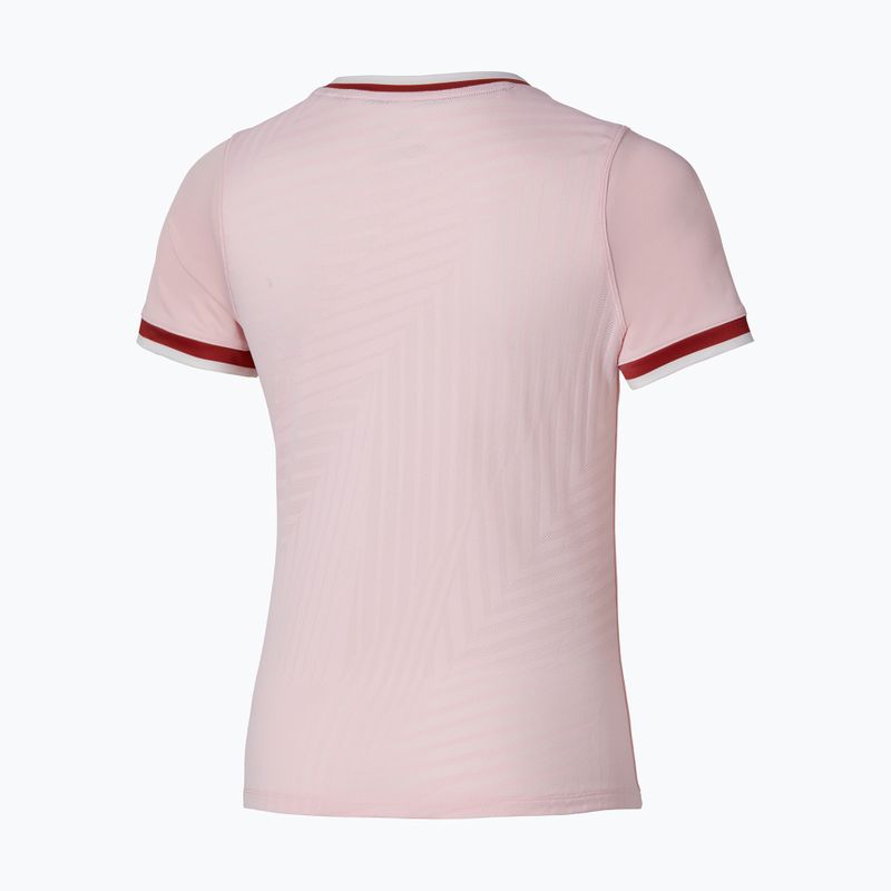 Női teniszpóló Mizuno Stargazer Tee pinkesque 4