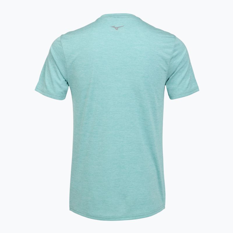 Férfi futópóló Mizuno Impulse Core Tee aquifer 2