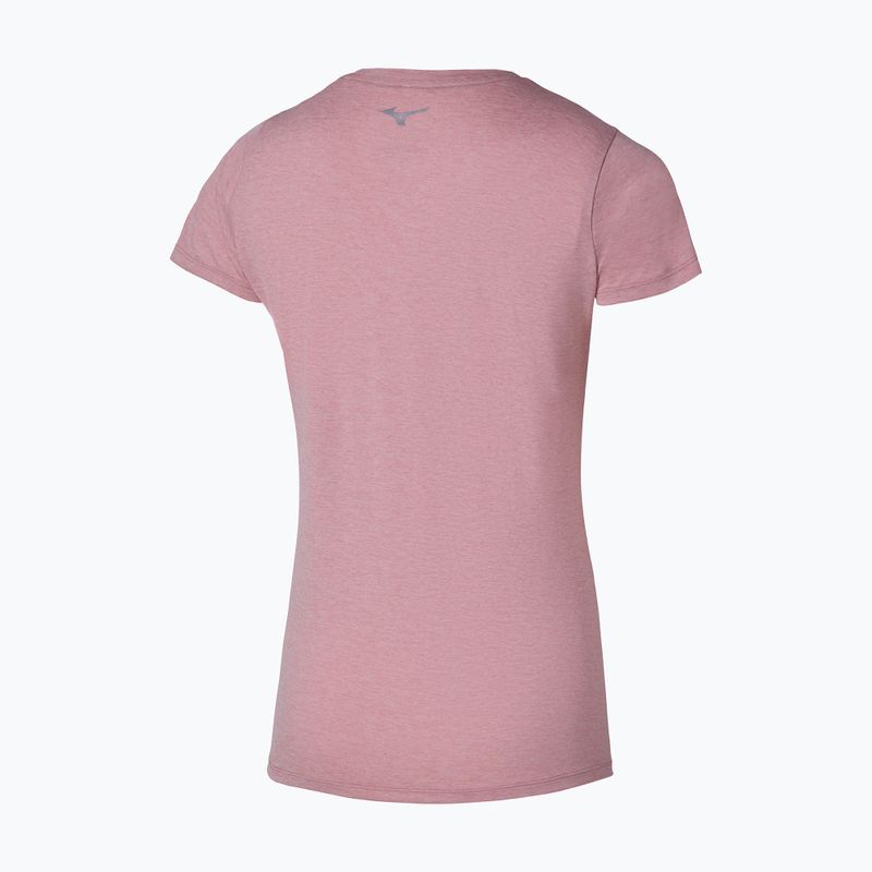Női futópóló Mizuno Core Tee rose elegance 2