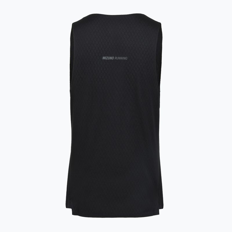 Férfi futópóló Mizuno Tech Light Tank black 2
