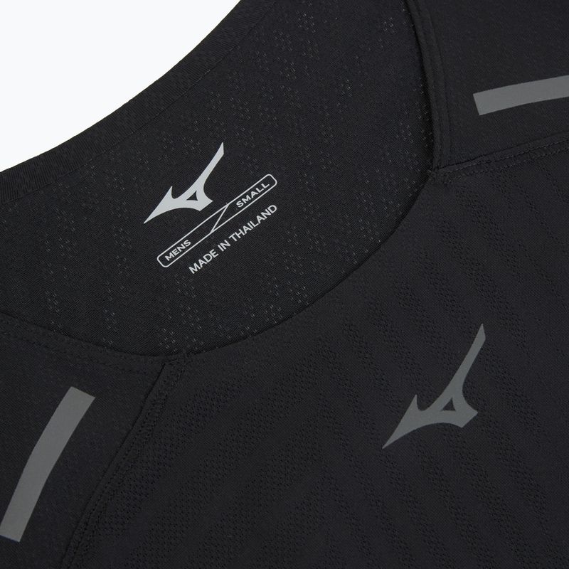 Férfi futópóló Mizuno Tech Light Tank black 3