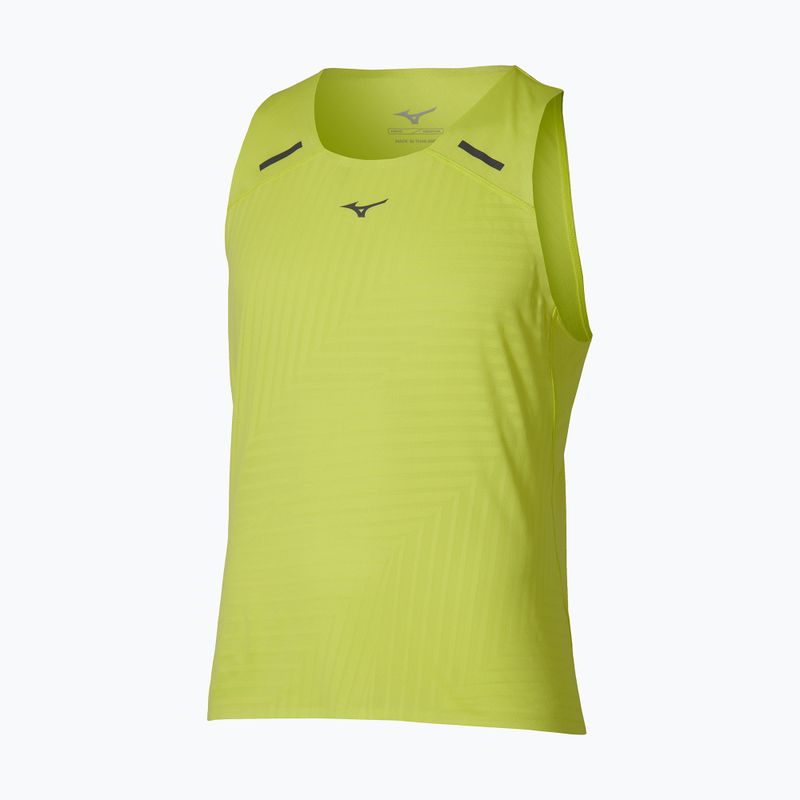 Férfi futópóló Mizuno Tech Light Tank lightning yellow 2