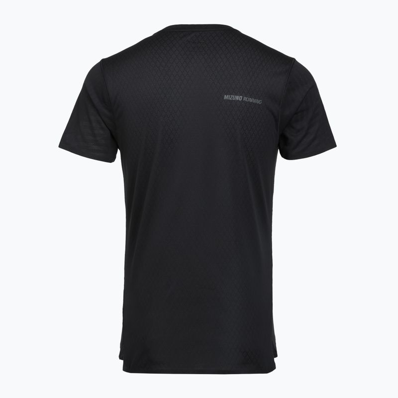 Férfi futópóló Mizuno Tech Light Tee black 2
